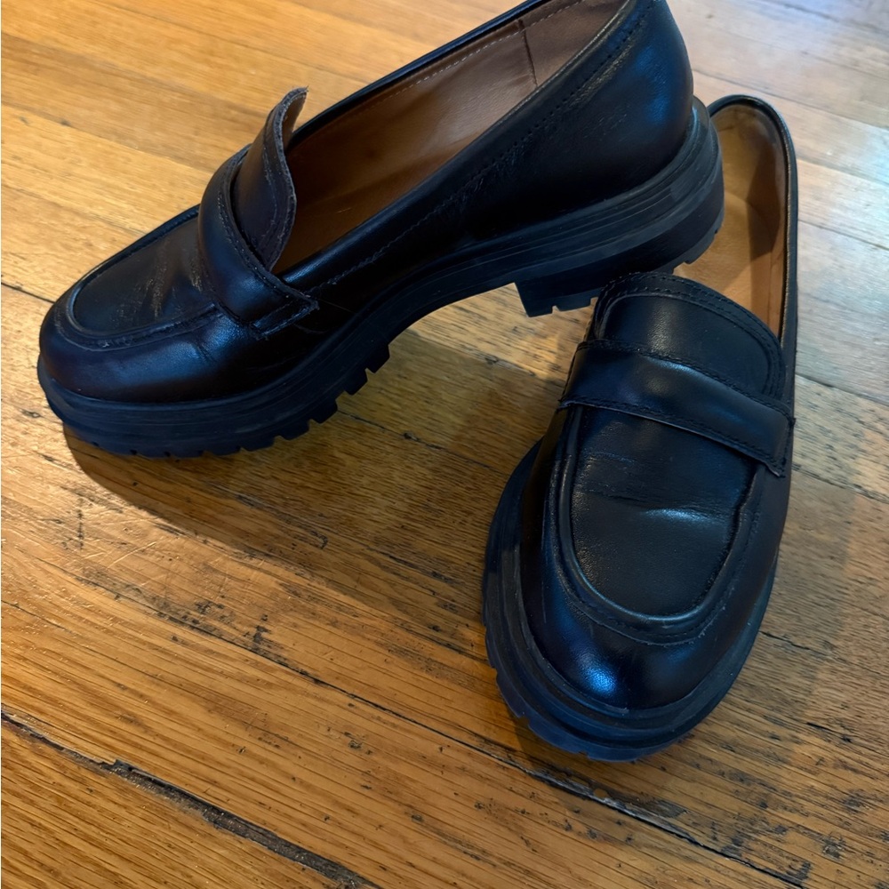 The Bradley Lugsole Loafer in Leather- Madewell